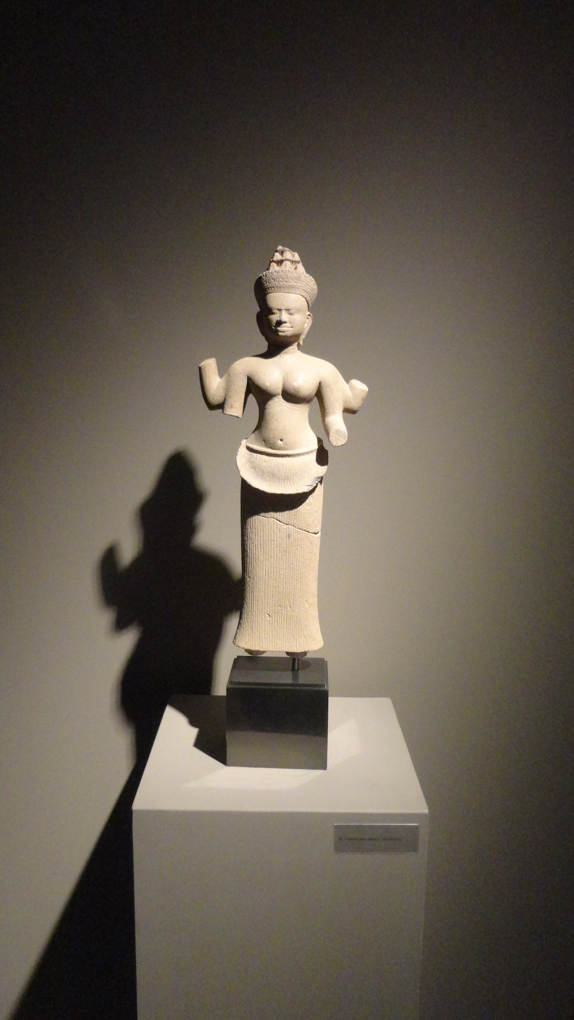 This 10th-century Cambodian statuette of a devi or goddess, from Pre-Rup in Angkor, was one of numerous antiquities on sale at the European Fine Art Fair in Maastricht in March. Image Auction Central News. 